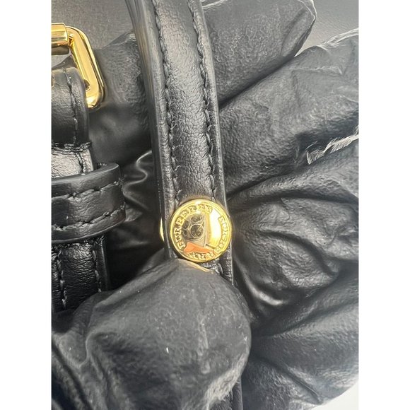 Burberry Hampshire Canvas Compact Leather Check Pattern Shoulder/Crossbo… - Picture 8 of 13